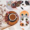Muzagroo Art Diamond Painting Coaster with Holder, Diamond Art Kits