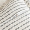 YEENAASY Striped Farmhouse Throw Pillow Covers 18X18 Set of 2