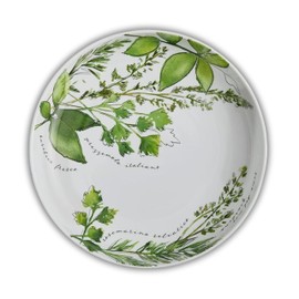 Rosanna Erbe Italiane Large Porcelain Serving Bowl, 13", 1 Unit, Salad Bowl, Pasta Serving Bowls, Dishwasher & Microwave Safe