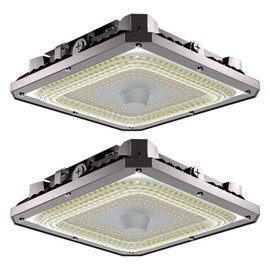 Lightdot 150W LED Canopy Celling Lights, Large Coverage 22500LM Canopy Light Outdoor LED for Garage Carport Entrance Porch Barn 5000K, 100-277V IP65 Waterproof, ETL Listed - 2Pack