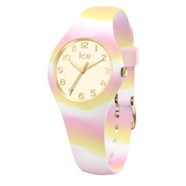 Ice-Watch - ICE Tie and Dye - Women's Watch with Plastic Strap, Pink, White and Yellow, Strap.