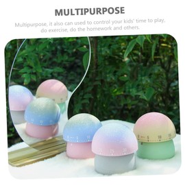 Alipis 2pcs Lovely Timer Boys and Girls Countdown Clock Home Mechanical Timer for Cooking Random Color