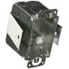 Hubbell-Raco 526 Old Work Saddle 2-1/2-Inch Deep Switch Electrical Box,