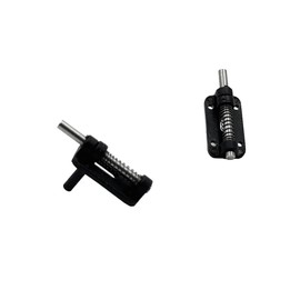 2PCS RC Airplane Canopy Hatch Lock Latch for RC Plane Helicopter Aircraft Hatch Door Cockpit Cover Fixed Accessories (23.5x13x8mm Black)