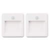 2 Pcs Plug in Night Light Mini Motion Sensor Night