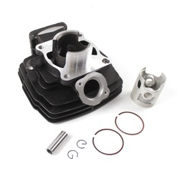 SINOCMP DT125 Engine Rebuild Kit 56mm Cylinder Piston Gasket Top End Kit for YAMAHA DT125 1974-1981 Engine