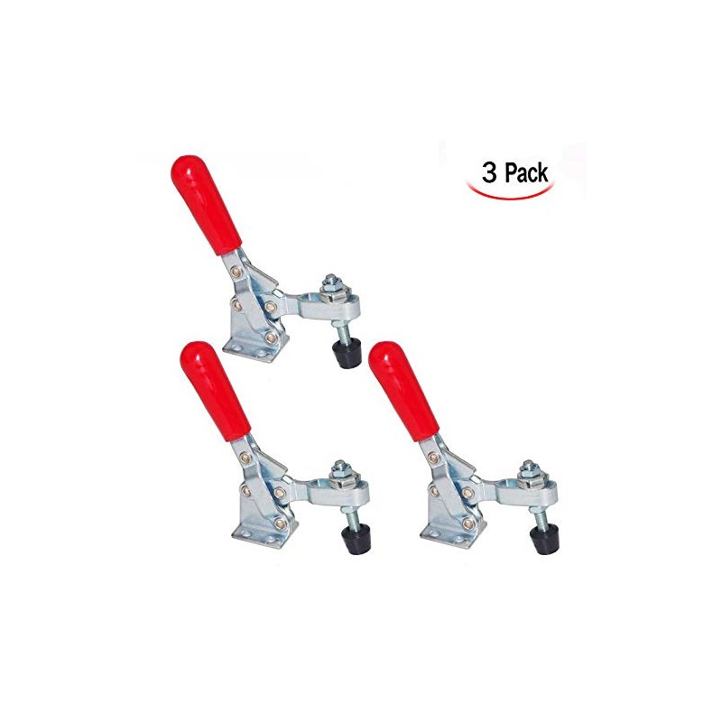 Xrten Pack of 3 Vertical Toggle Clamps, Toggle Clamp Vertical