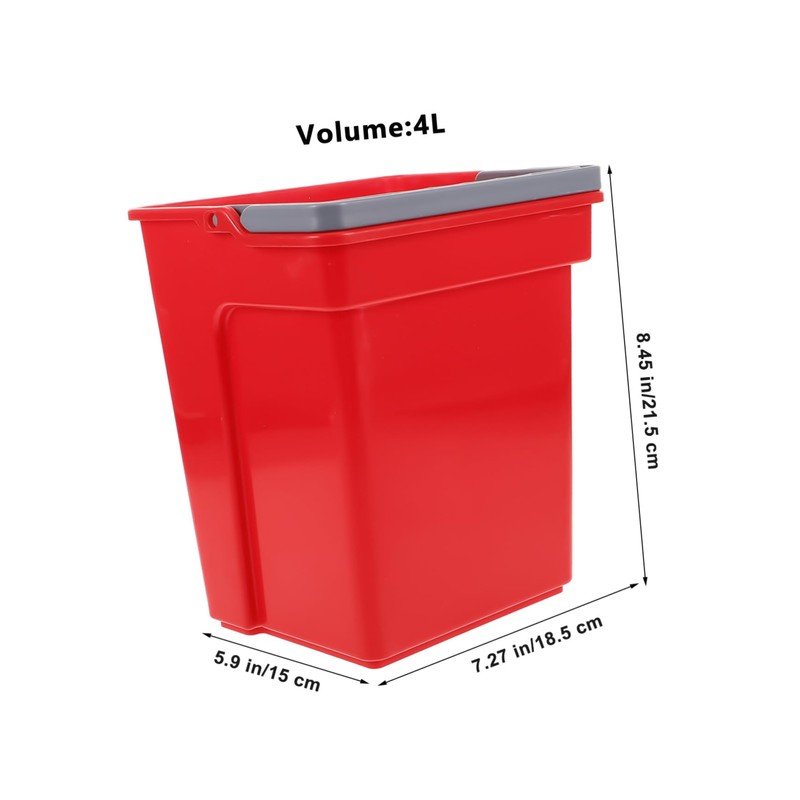 KOMBIUDA Portable Multifunctional Storage Bucket with Handle Large Capacity Household