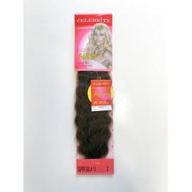 Blended Human Hair for Braiding Hair Super Wave Bulk Wet and Wavy Hair Extensions No Weft Boho Braids, 18 Inch, 2 Bundles/100g/Pack, Multiple Colors Colors (2)