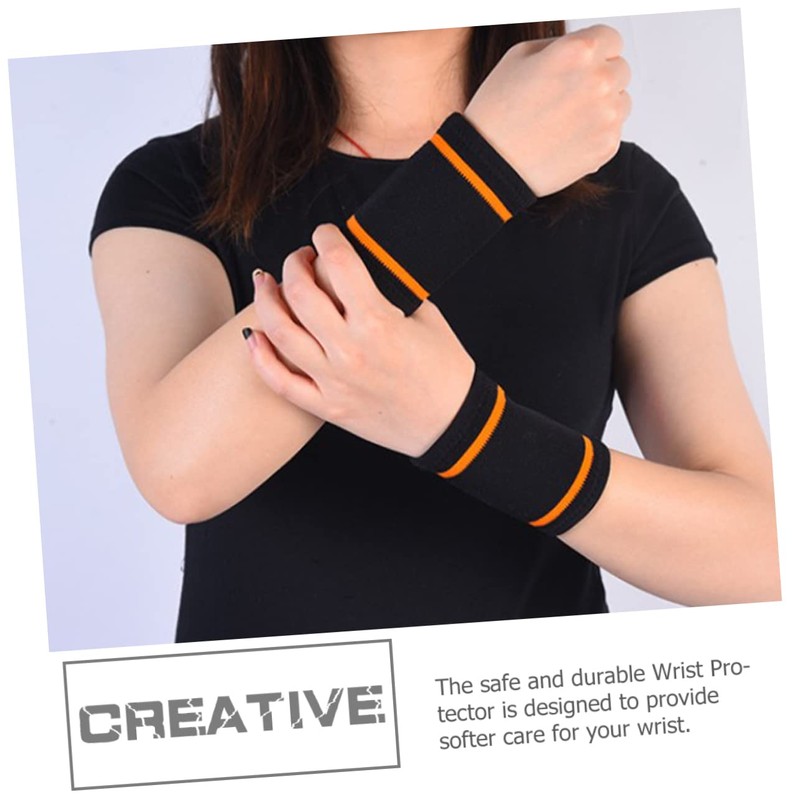 Sosoport 4sets Breathable Sports Wristbands for Athletic Activities Elastic Support