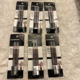 COVERGIRL Lot of 6 CoverGirl Easy Breezy Brow Fill + Define Pencils ~  #510 - Soft Brown