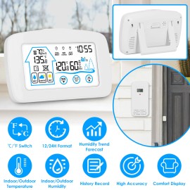 iMounTEK Digital Wireless Weather Station Indoor Outdoor Thermometer Sensor Temperature