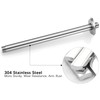 12 Inch Shower Arm and Flange Brushed Nickel, Ceiling Mounted
