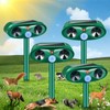 Ultrasonic Animal Repellent Outdoor Solar Animal Repeller Cat Repellent Motion