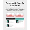 LiveOrals V-Cut Orthodontic Toothbrush(Mint) - Compact Head for Braces, Ergonomic
