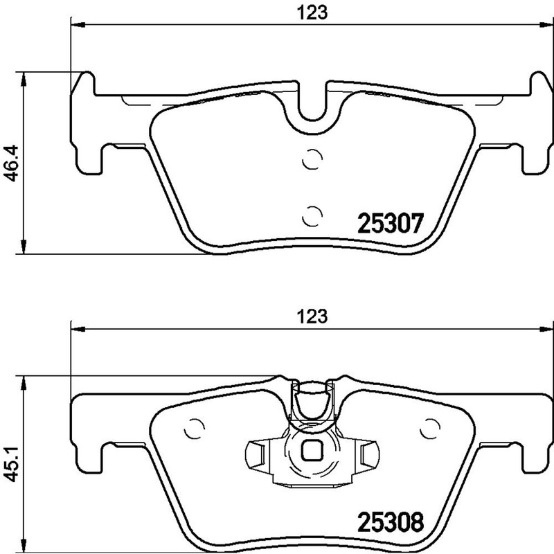 HELLA PAGID 355010601 Disc Brake Pad Set