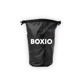 BOXIO - DRYBAG: 5L Waterproof Bag for Camping, Canoe, SUP, Boat & Outdoor - Food Safe Ice Bag Cool, Perfect Camping Accessory to Cool Shopping, black, Black
