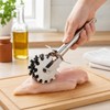 Angoily Steak tenderiser meat tenderiser stainless steel rolling meat tenderiser