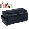 PU Leather Cosmetic Bags,Men's Grooming Traveling Toiletry Bag | Men's