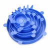 Reusable Silicone Stretch Lids – 6 Pack Airtight Bowl Covers