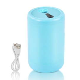 Rechargeable Electric Pump for Vacuum Storage Bags, 1500mAh Large-Capacity Battery,30-45 Sec High-Speed Operating, 5-Level Power Light, Compatible with Various Space Saver Vacuum Storage Bags