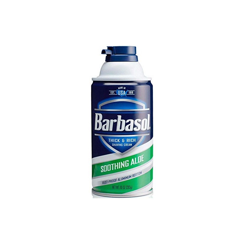 Barbasol Soothing Aloe Thick & Rich Shaving Cream 10 Oz