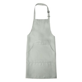 sourcing map Kitchen Cooking Aprons 82x68cm Adjustable Bib Waterproof Long Ties Chef Apron with 2 Pockets for Men Women Chef, Grey