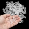 Ink Caps Cups, 100 Pieces Disposable Ink Cap, Plastic Ink