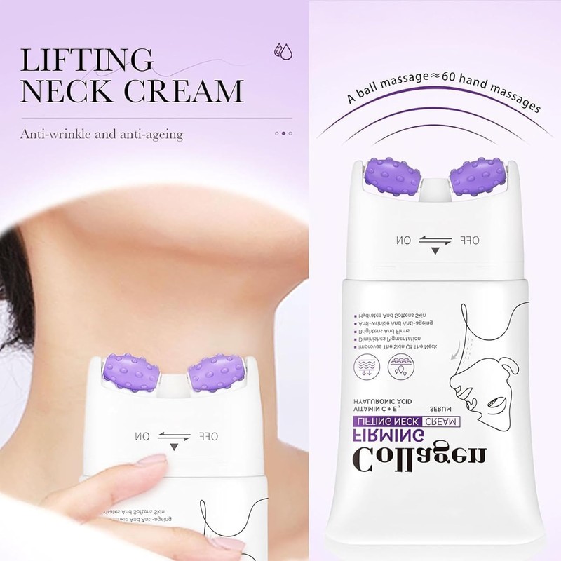 Crema Reafirmante de Cuello con Masaje de Rodillos 2 en