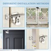 Mooche Slide Latch Lock Barrel Bolt with Padlock Hole, Barrel
