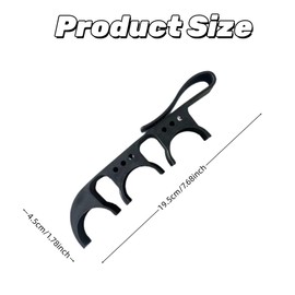 MCNULGUR 2 in 1 Golf Ball Tee Holder - Quick Release - Golf Accessory for Club Bag (Black)