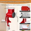 AROMUJOY Manual Nut Mill with 2 Removable Drum Blades, Cheese