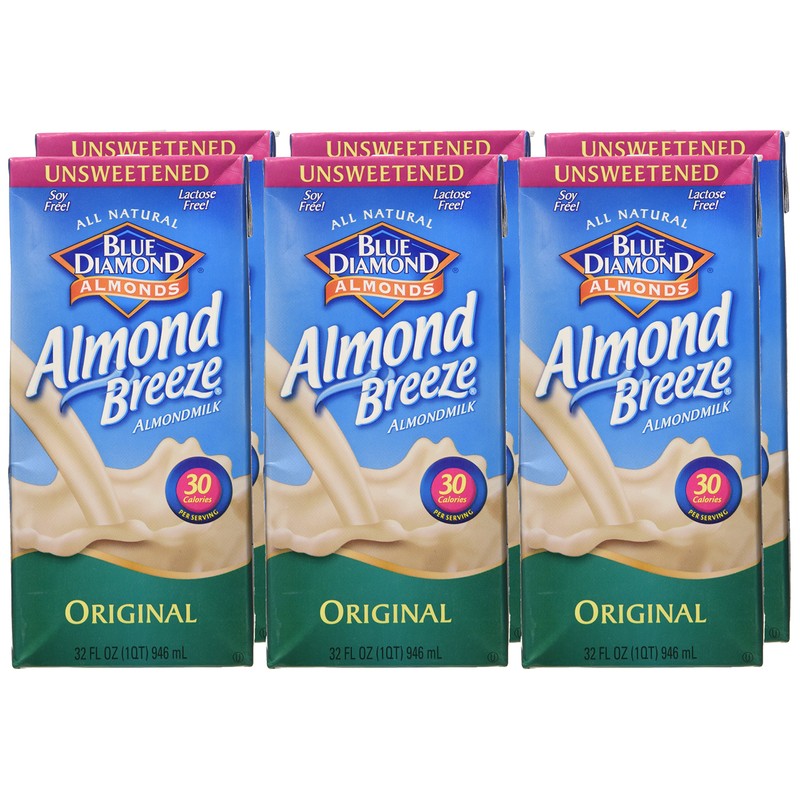 Blue Diamond Almond Breeze Unsweetened Almond Milk - 32 fl