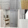 Zomanon 1m x2m Beaded String Curtain With Rod Processing Window