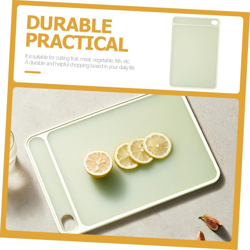 Alipis Cutting Boards for Kitchen Sturdy Skid-Resistant Green Medium Size
