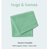 hugs & llamas | 100% Organic Cotton Muslin Swaddle Blankets