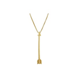 Alex and Ani Women's 18" Arrow Necklace 14kt Gold Plated One Size