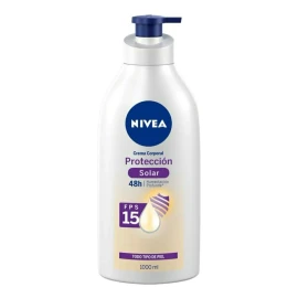 Crema Corporal Nivea Protección Solar Vitamina Fps 1lt Neutra