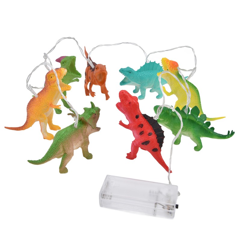 8 LED Dinosaur String Lights Battery Operated String Lights Children