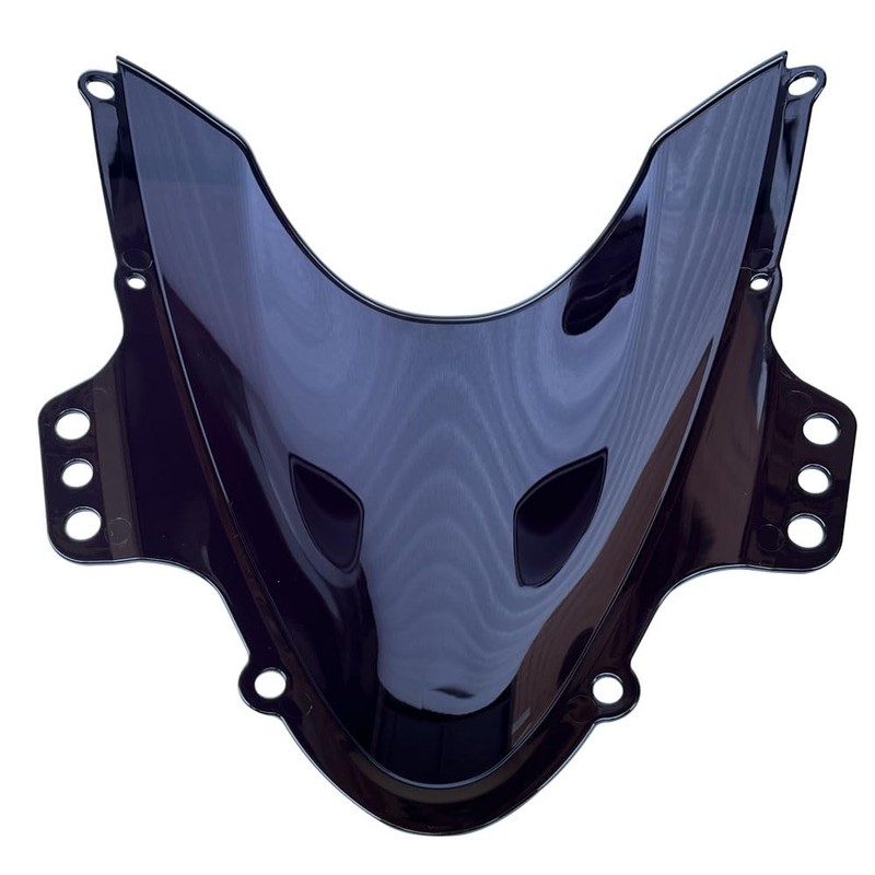 Motorcycle Double Bubble Windshield Windscreen Visor Air Flow Deflector Compatible