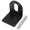 DC Brushless Motor Speed Reducer with Bracket CW CCW 12V