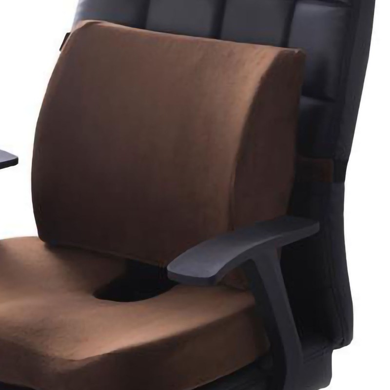 Seat Cushion Lumbar Support Set Polyester Comfortable Chair Cushion for
