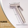 Plurvix Handheld Bidet Sprayer Heads, 2 PCS Stainless Steel Replacement