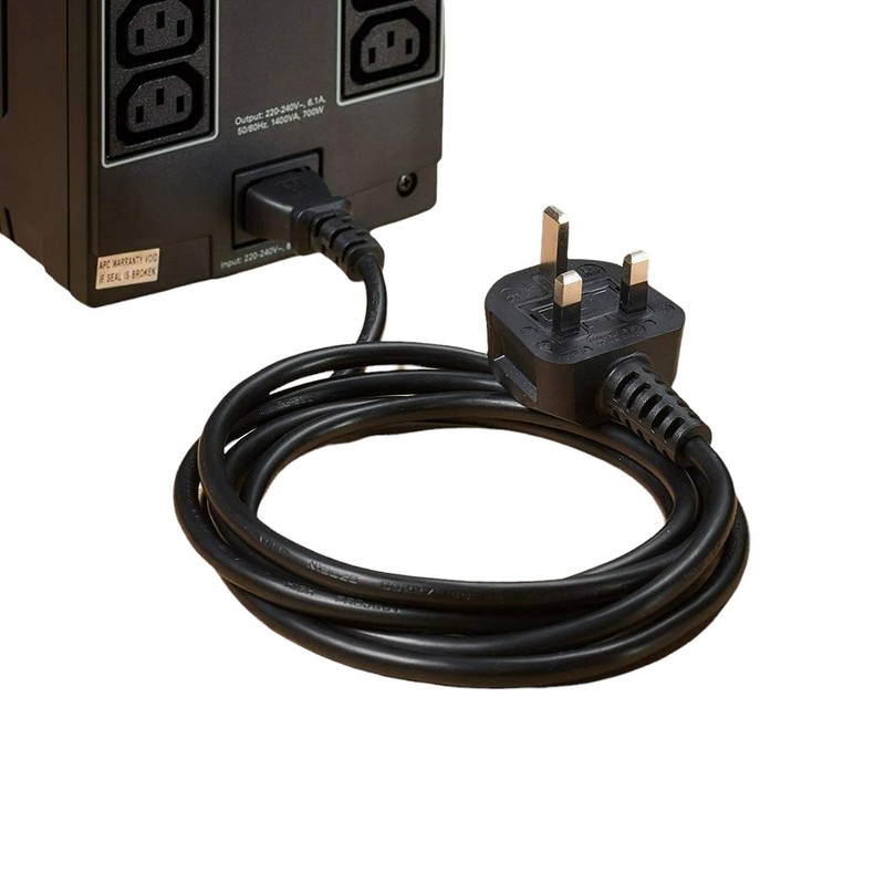 UK Mains 3 Pin Plug to IEC C13 Cable Kettle