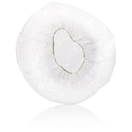 Soft N Style Processing Caps Hair Plastic Shower Cap Women Shower caps, Waterproof Bath Hat for Hotel Travel Portable Spa Salon Deep Conditioning Use, Extra Large,Disposable shower caps, 30-count