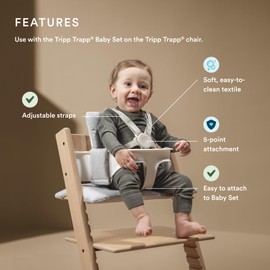 Stokke Harness2 - Only Compatible with Tripp Trapp Baby Set2 - for Ages 6-36 Months - Easy to Install & Use