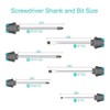 domoi 6 PCS Screwdriver Set Magnetic Screwdriver Set As Shown