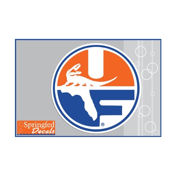 Florida Gators PELL SHIELD LOGO 12" Vinyl Decal UF Car