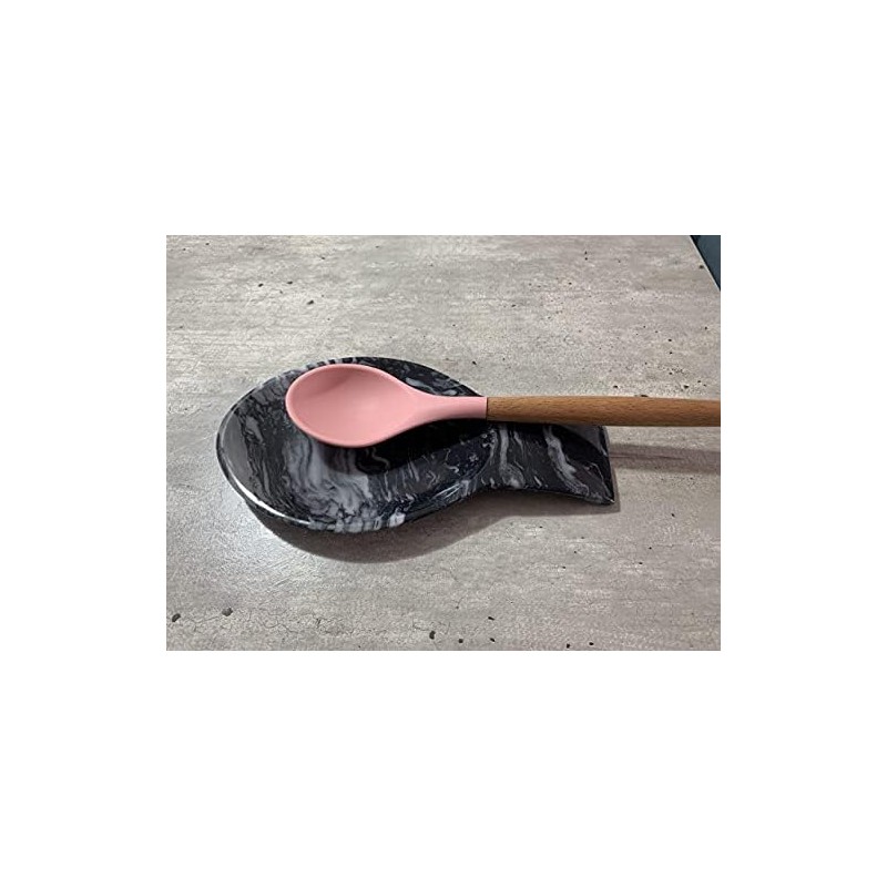 Posacucharas, Soporte para cucharas de cocina de Mármol natural, Mazahua.