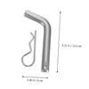 Zerodeko 2pcs Trailer Lock Pin Coated Hitch Pin with Treatment